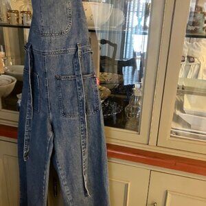 Outlaw Woman's Vintage Overalls Straight Leg Jean